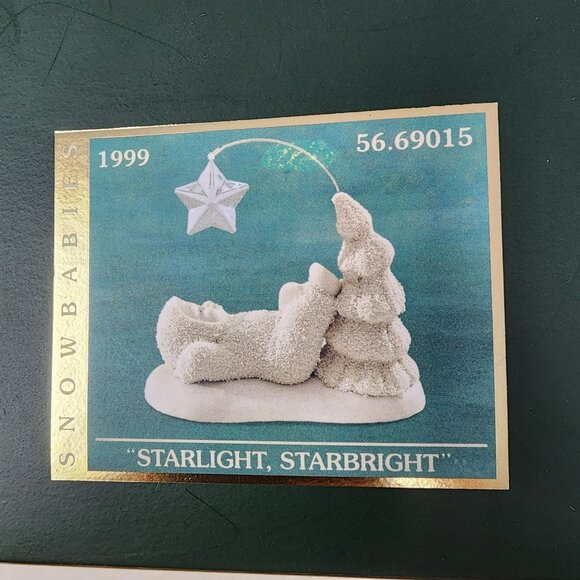 Dept 56 Snowbabies "Starlight Starbright" Figurine With‎ Box - Picture 10 of 14